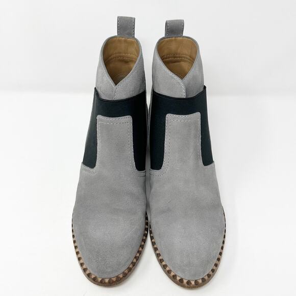Marc by Marc Jacobs Suede Leather Chelsea Boots in Grey and Black Size 38 / US 8 - Picture 5 of 13